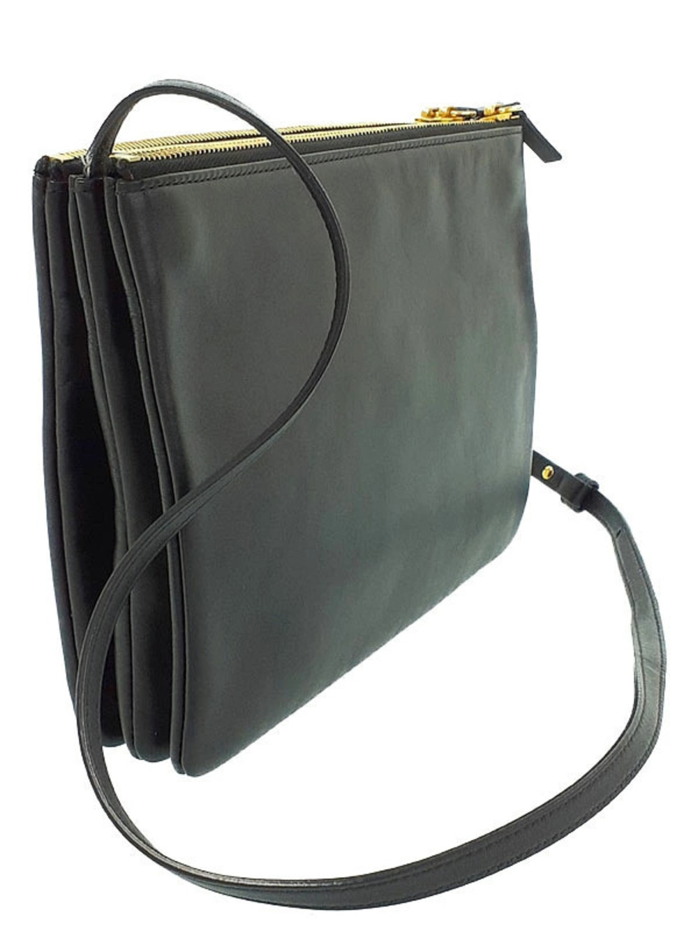 Celine Trio Bag Black Crossbody Leather
